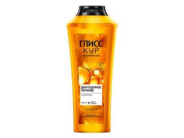 Шампунь ГЛИСС КУР Драгоценное питание Omega-9 + масло марулы для волос нуждающихся в питании, 400 мл