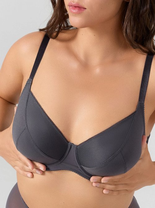 Бюстгальтер макси женский серый, фото 4 из 18