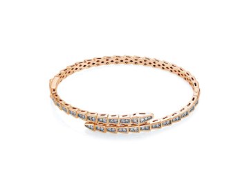 Браслет жесткий RoseGrace, красное золото 585 проба