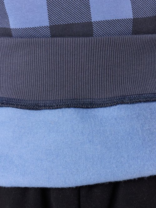 Свитшот для мальчиков синий в клетку, фото 5 из 6