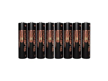 Батарейки щелочные Polaris PB AAA (8шт) Premium