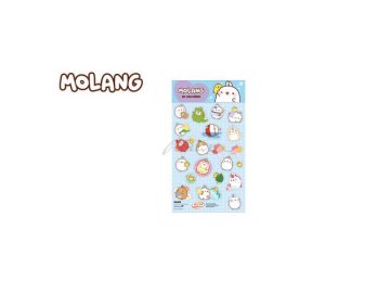 Листы MOLANG с наклейками из полимерных материалов, 10/10
