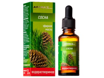Масло эфирное водорастворимое, 30 мл СОСНА
