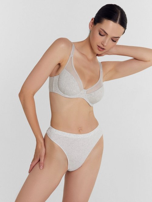 Бюстгальтер женский макси в сером цвете, фото 1 из 18