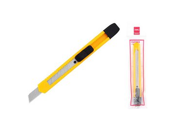 Нож канцелярский 9 мм DELI 2051 в Новополоцке 5 элемент