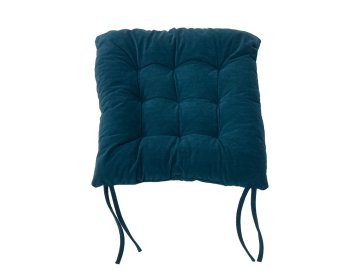 Подушка для сидения Art&Home Soft Velour синий SMZZ9298-2