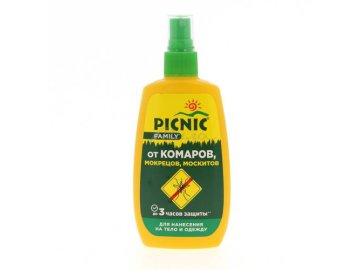 Спрей от комаров PICNIC Family, 120 мл