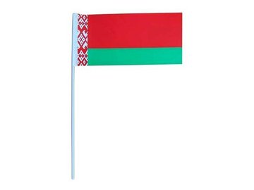 Флаг Республики Беларусь ФН016 10х20см с трубочкой в Барановичах 5 элемент