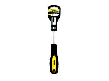 Отвертка крестовая Werker с резиновой рукояткой PZ2x100мм