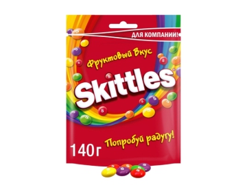 Драже Skittles Фруктовый вкус в сах глазури 140 г на акции в магазинах Корона