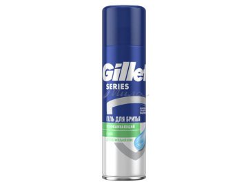 Гель для бритья GILLETTE Series Sensitive Алоэ для чувствительной кожи, 200 мл Мила