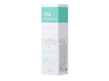 Пенка для умывания лица Esfolio 3HA AHA.BHA.PHA Clear Cleansing Foam с кислотами, 100мл Мила