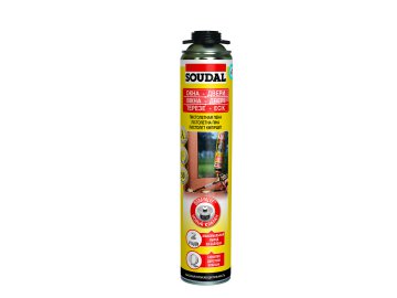 Пена монтажная пистолетная SOUDAL ОКНА ДВЕРИ 750мл