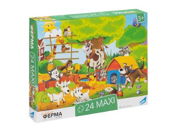 Пазлы детские Dream Makers "Ферма MAXI ", 24 элемента RI2403C