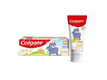 Паста зубная детская COLGATE 3-5 без фторида вкус Нежной Мяты, 60 мл