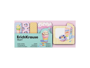 Клейкие закладки Erich Krause Milky 65654