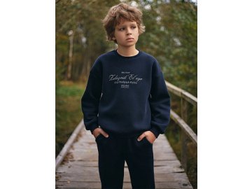 Свитшот для мальчиков синий из коллекции "Zakaзnik El’nya / Заказник Ельня" Марк Формель