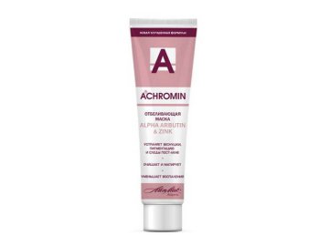 Маска ACHROMIN Alpha Arbutin & Zn отбеливающая для любого типа кожи, 100 мл