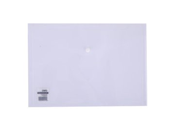 Папка-конверт на кнопке DELI AURORA 5505TRANSP