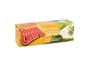 Чипсы Mega Chips со вкусом сметаны и лука 200 г
