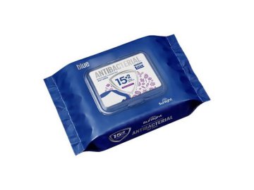 Акции Милы Белыничи Только в сети «Мила» - Салфетки влажные SUNLIGHT Antibacterial Blue, размер L, 17 шт