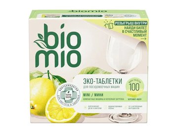 Таблетки для ПММ BIOMIO Бергамот и Юдзу (100 шт)