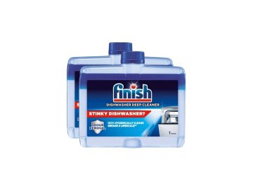 Средство для очистки посудомоечной машины finish duo (2x250 мл) Электросила