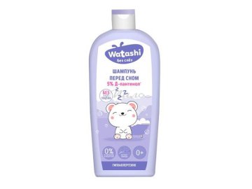 Шампунь детский WATASHI успокаивающий перед сном 0+, 250 мл