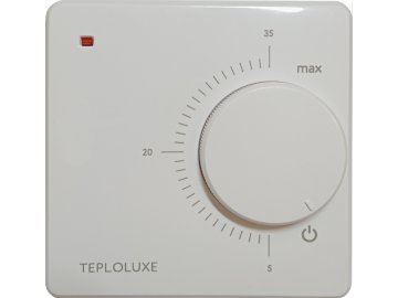 Терморегулятор механический "Теплолюкс" LC 001 белый