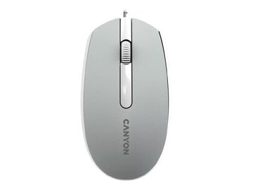 Мышь Canyon M-10 (CNE-CMS10DG) серый/белый