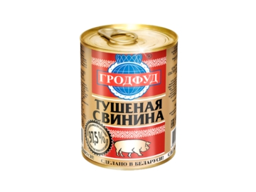 Консервы мясные Свинина тушеная Гродфуд 338 г на акции в магазинах Корона