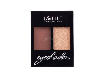 Акции Милы Мозырь Новинки - Тени для век LAVELLE Collection ES 32 двухцветные, тон 03 терракотовый/золотистый шиммер