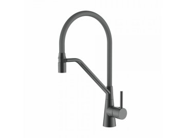 Смеситель для кухни Ledeme гибкий излив (оружейная сталь) L4397D-12