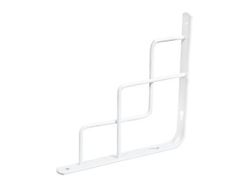 Кронштейн для полок QUADRO 150*150*20*3, белый, AKS в Могилеве Ома