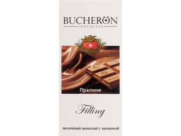 Шоколад "BUCHERON FILLING" (пралине) 85г на акции в магазинах Евроопт