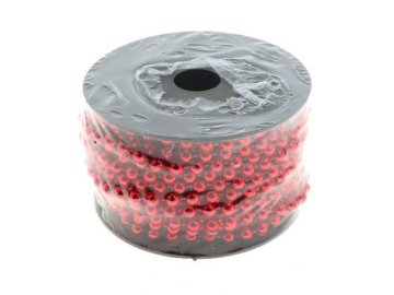 Украшение новогоднее Бусы красный, 10м, арт. 7012307170