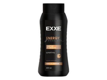 Шампунь мужской для волос EXXE Energy Энергия свежести, укрепляющий, 400 мл