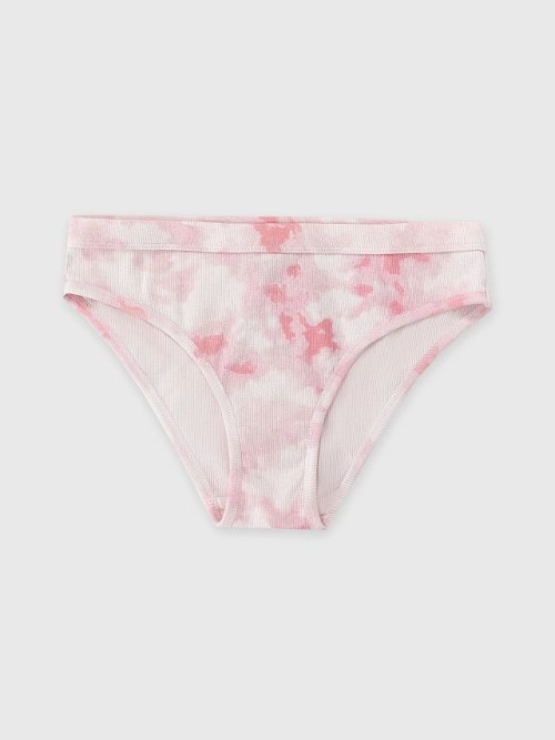 Трусы женские слипы розовые в технике тай-дай, фото 6 из 18