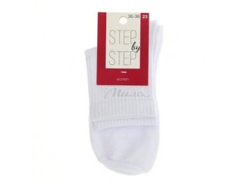 Носки женские STEP by STEP, размер 23, арт. 1804,  цвет 000 белый