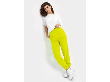 Брюки женские в лаймово-желтом оттенке Марк Формель