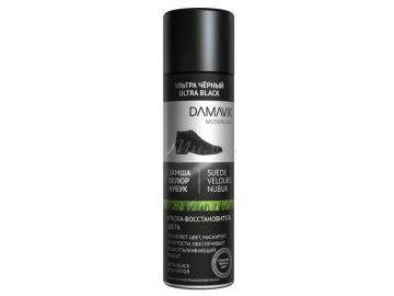Краска-восстановитель цвета д/нубука, велюра и замши (Ultra Black Renovator),DAMAVIK 9012 250мл черный ТУРЦИЯ