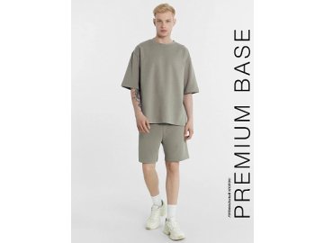 Комплект мужской (футболка, шорты) серо-бежевый Марк Формель