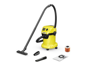 Пылесос хозяйственный KARCHER WD 3 P (1000Вт,бак-17л) (1.629-881.0) 1.628-170.0