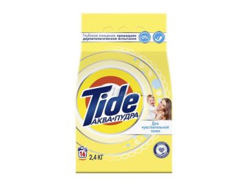Средство моющее синтет.порошкообразн Tide АВТОМАТ 2.4кг для чувствительной и детской кожи