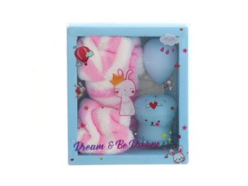 Набор аксессуаров ODRI: бьюти-бленд, 1 шт + силиконовая щетка для лица, 1шт + повязка для волос, 1 шт, арт. SLWPI9-24-2 в Минске Мила