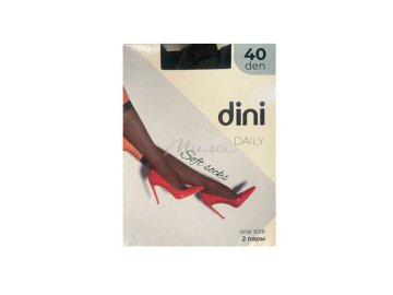 Получулки (гольфы) жен. Dini Daily 40 nero 2пары