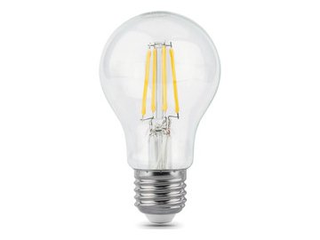 Лампа светодиодная филаментная GAUSS А60 10W 2700K E27