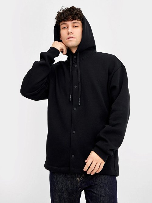 Толстовка мужская в черном цвете, фото 5 из 5