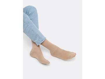 Высокие мужские носки в оттенке капучино Марк Формель