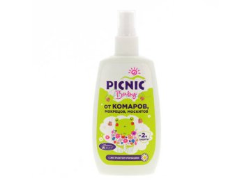 Средство репеллентное PICNIC Baby Спрей от комаров, 120 мл